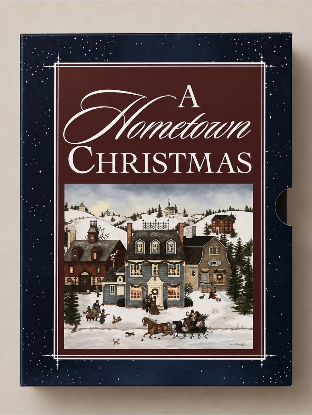 2004 A HOMETOWN CHRISTMAS Hardcover Book by JULIE K HOGAN